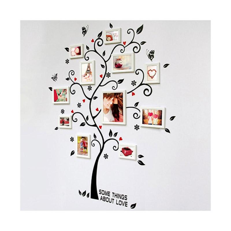 Jual Bluelans Modern Family Photo Frame Tree Removable Wall Decal