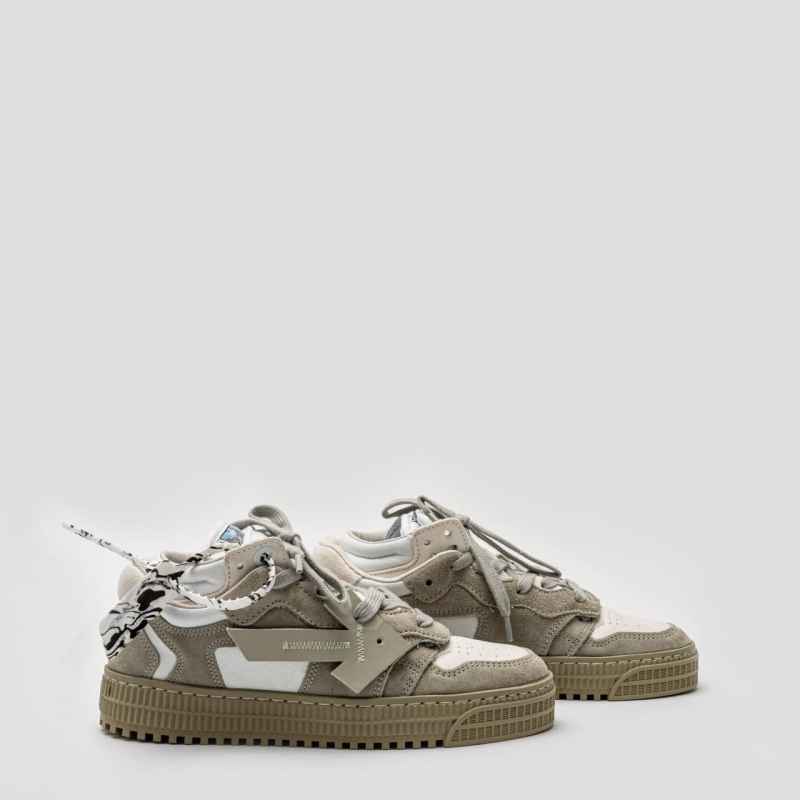 off white trainers beige
