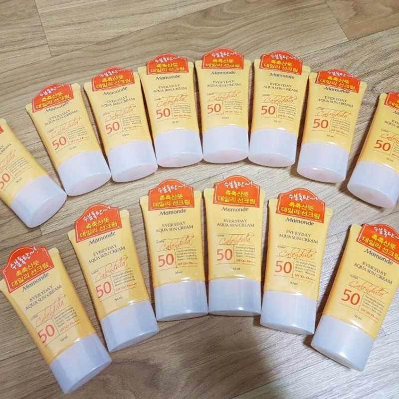 Jual Mamonde Aqua Sun Cream Spf50 Pa 50 Ml Original Korea Online November 2020 Blibli Com