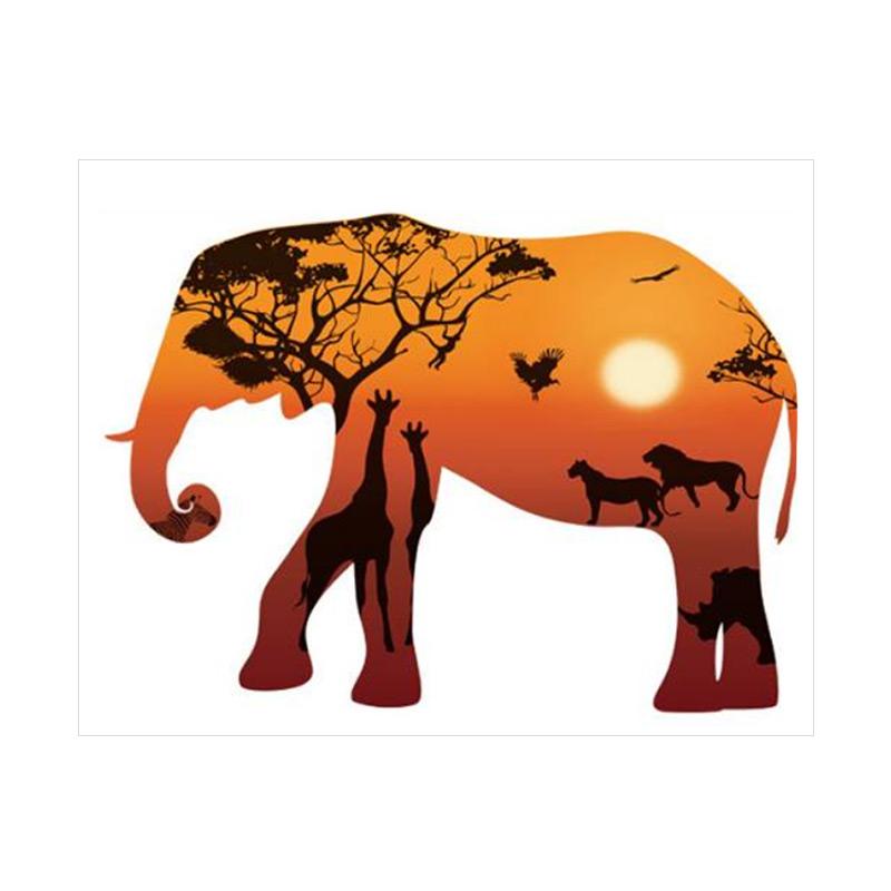 Unduh 6500 Gambar Gajah Siluet  