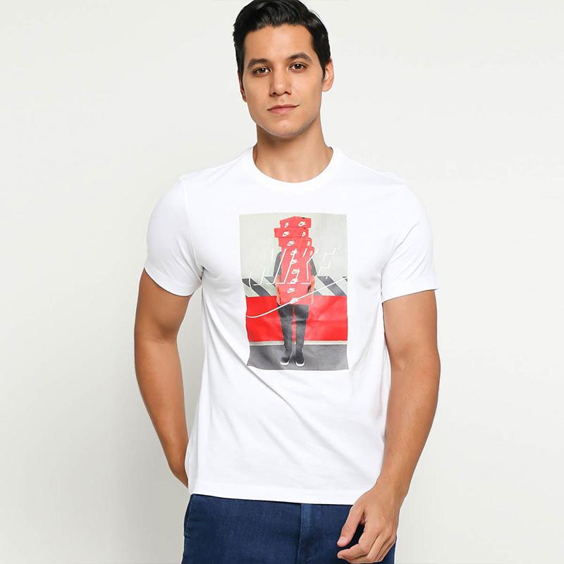 Jual NIKE Men Sportwear Tee Footwear Pack 2 Baju Olahraga Pria