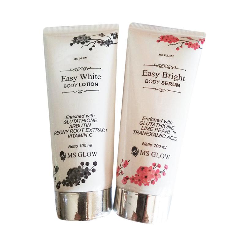 Jual MS Glow Easy White Paket Body Lotion dan Body Serum Online Maret 2021  | Blibli