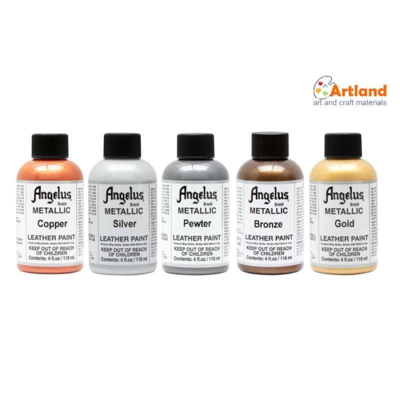 metallic leather paint