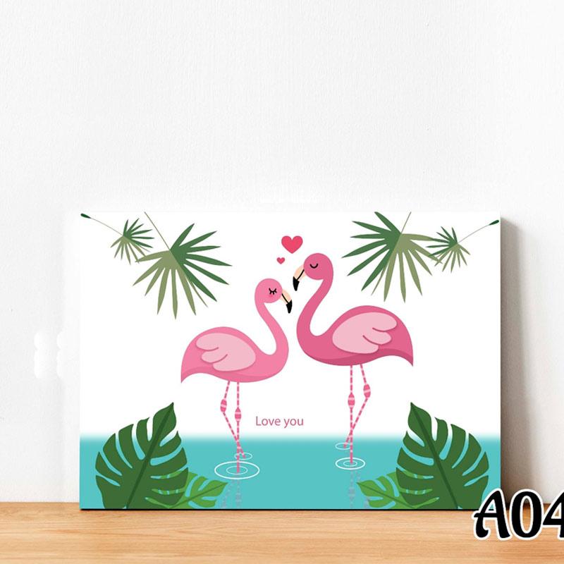 Jual Samju A04 Flamingo Love Wall Art Dekorasi Dinding Original Online November 2020 Blibli Com