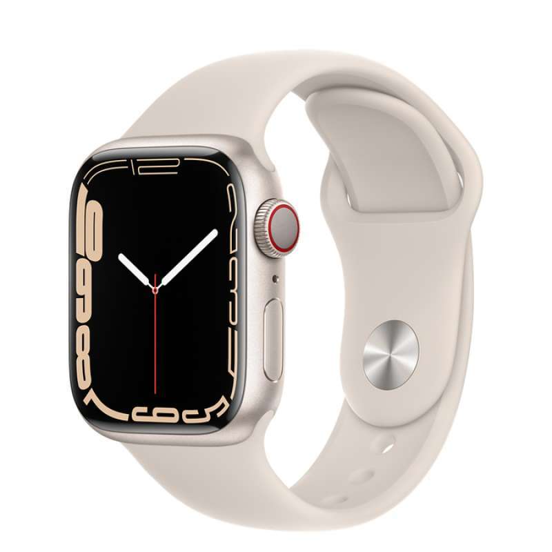 Jual Apple Watch Series 7 GPS 41mm Starlight Aluminum Case With Starlight  Sport Band di Seller Elektronikonline - Kota Jakarta Utara, DKI Jakarta |  Blibli