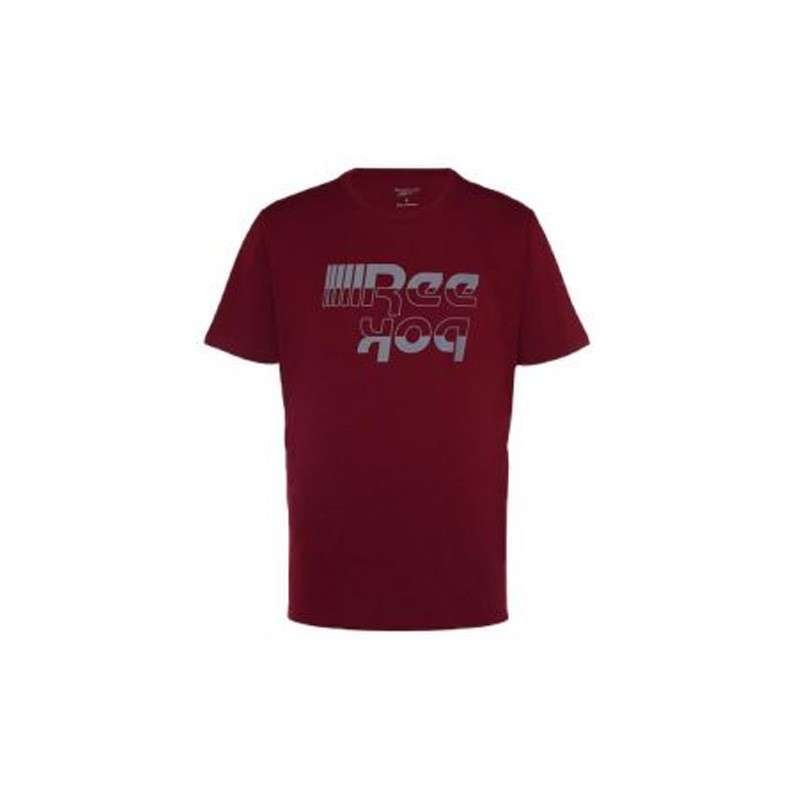 REEBOK BASIC MEN GRAPHIC TEE MAROON 