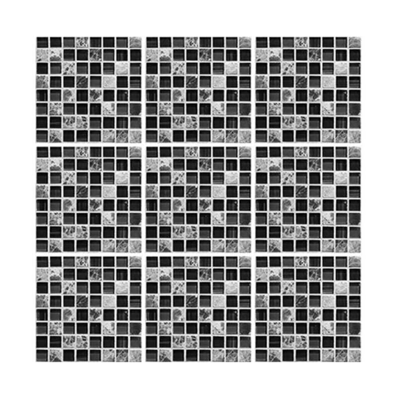 Jual Bluelans Black Mosaic Creative Tile Stickers Kitchen Bathroom