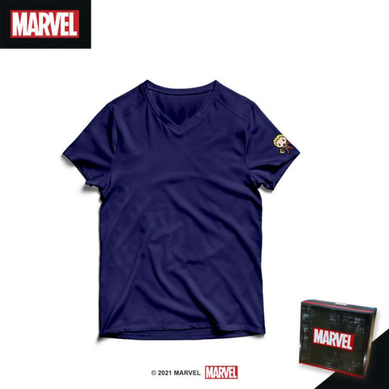 Promo Marvel Tshirt V Neck / Kaos V 