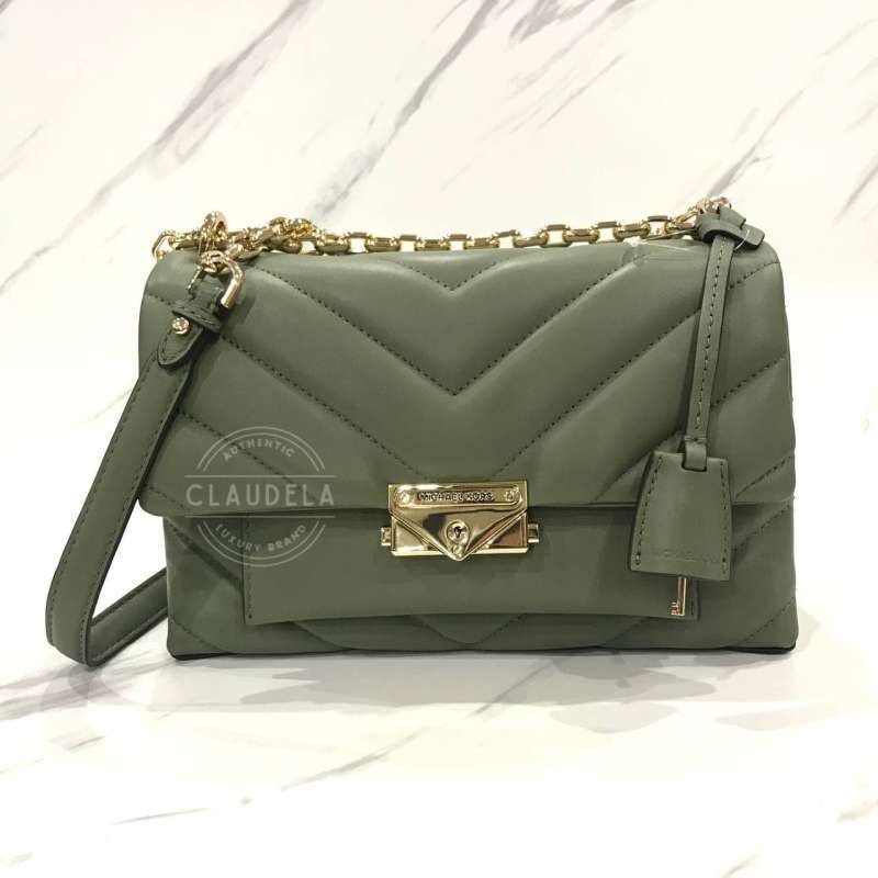 Jual MICHAEL KORS Cece Medium Quilted Leather Convertible Shoulder