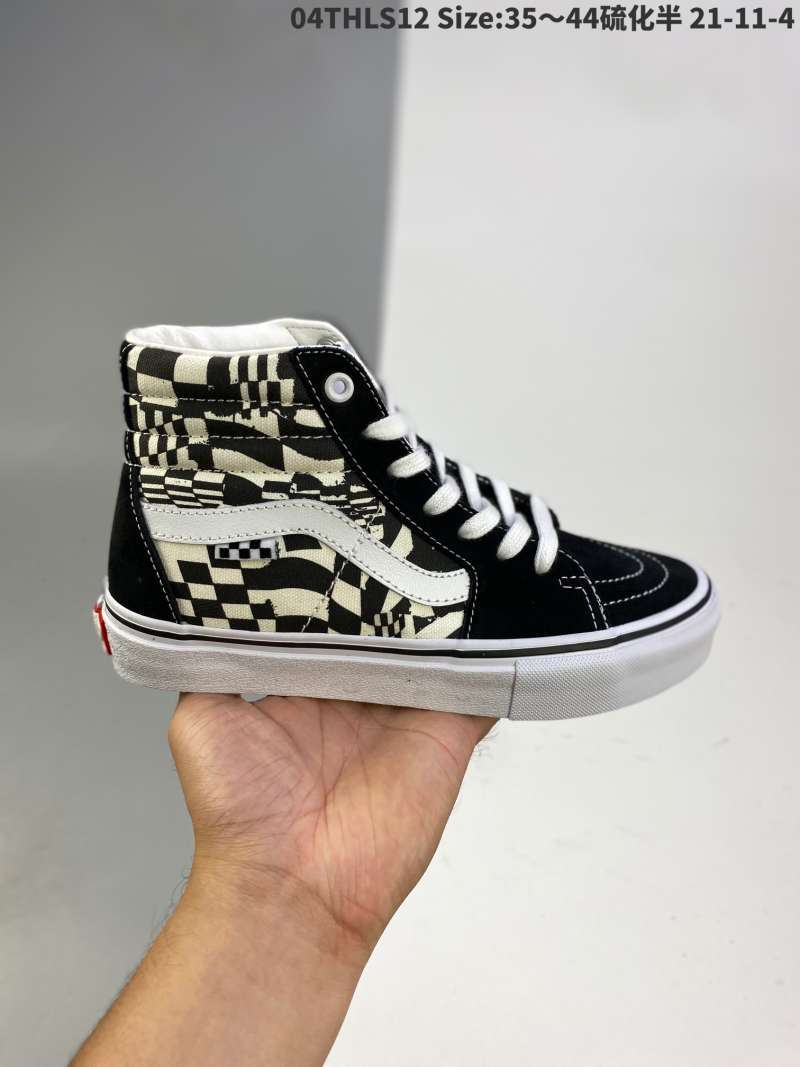 side checkered vans