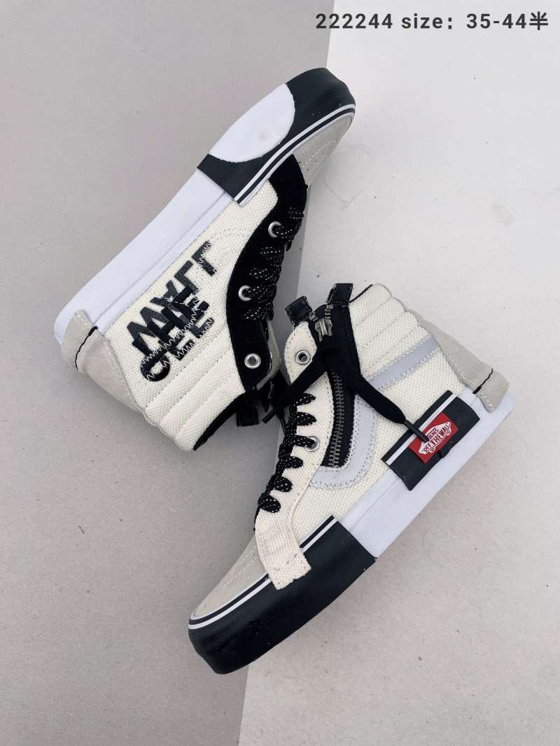 vans high tops with zipper