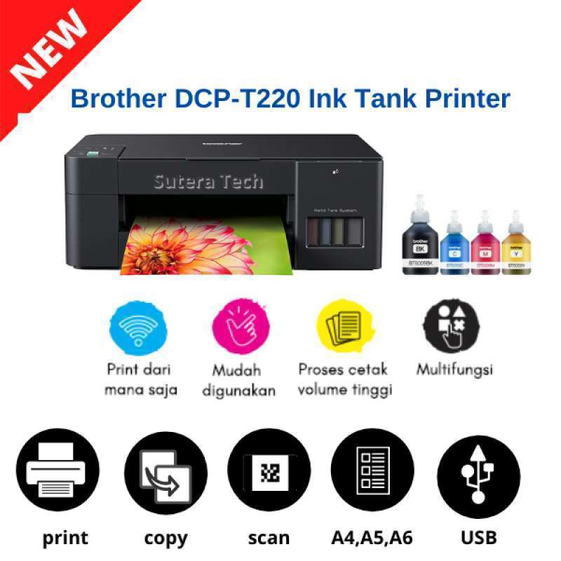Promo PRINTER BROTHER DCP-T220 di Seller Proton Technology - Kota Surabaya,  Jawa Timur | Blibli