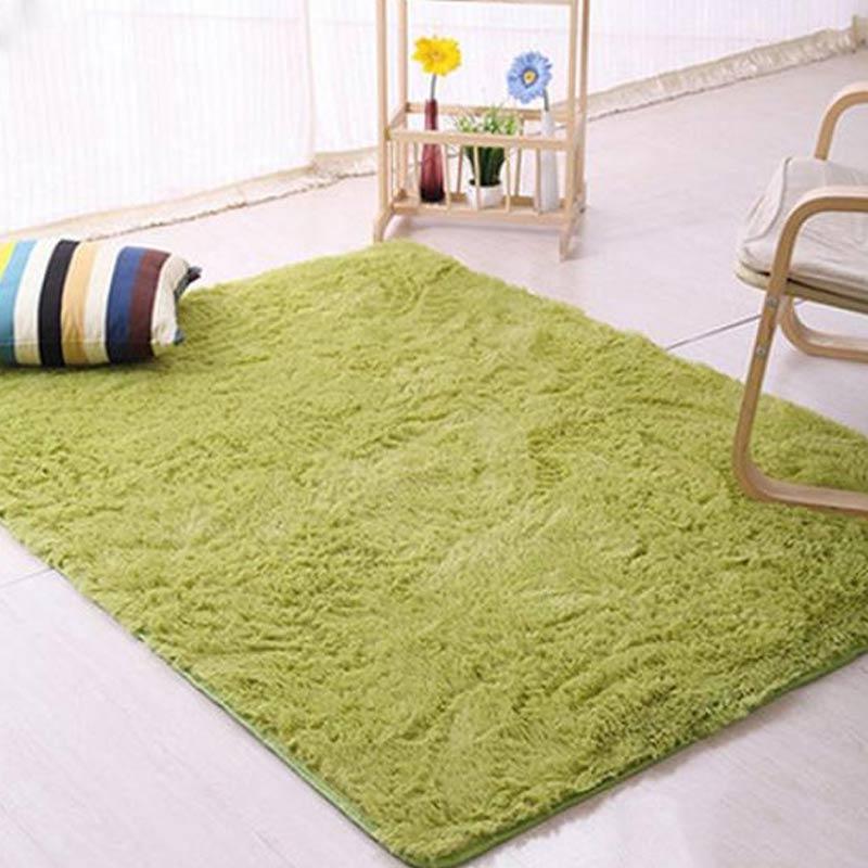 Jual Bluelans Plush Gy Soft Carpet Room Area Rug Bedroom Slip Bluelans Plush Gy Soft Carpet Room