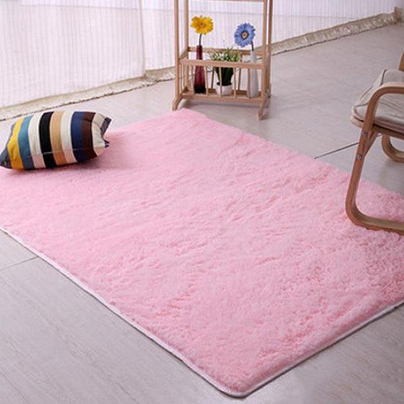 Jual Bluelans Plush Gy Soft Carpet Room Area Rug Bedroom Slip Bluelans Plush Gy Soft Carpet Room