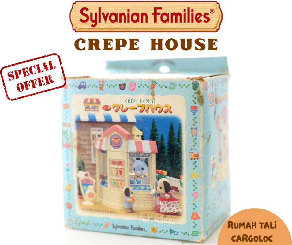 Sylvanian families shop crepe shop