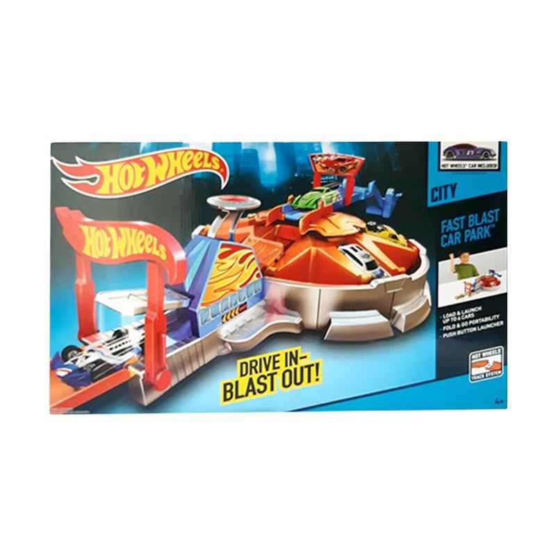 hot wheels fast blast car park
