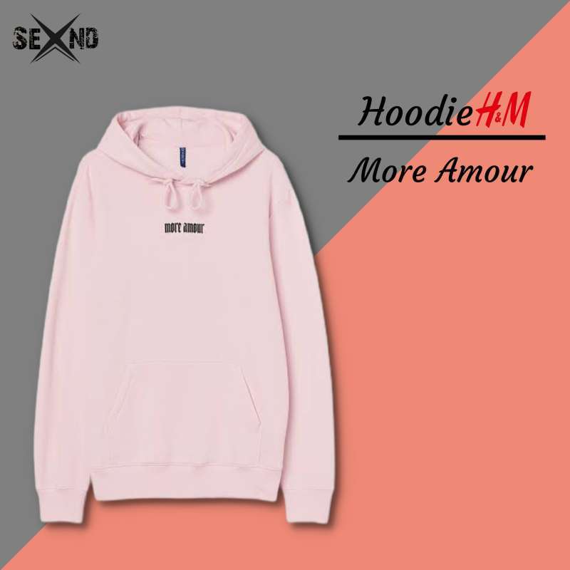Promo Hoodie H M More Amour Pink Diskon 19 di Seller Xsend Store