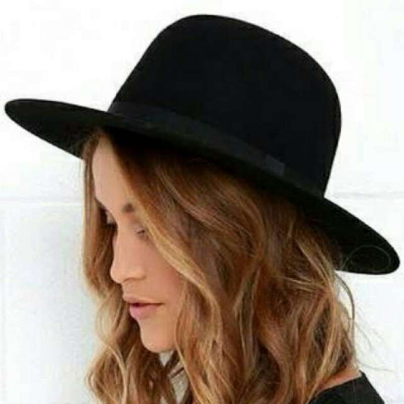 Promo Colton hat topi pantai - Hitam di 