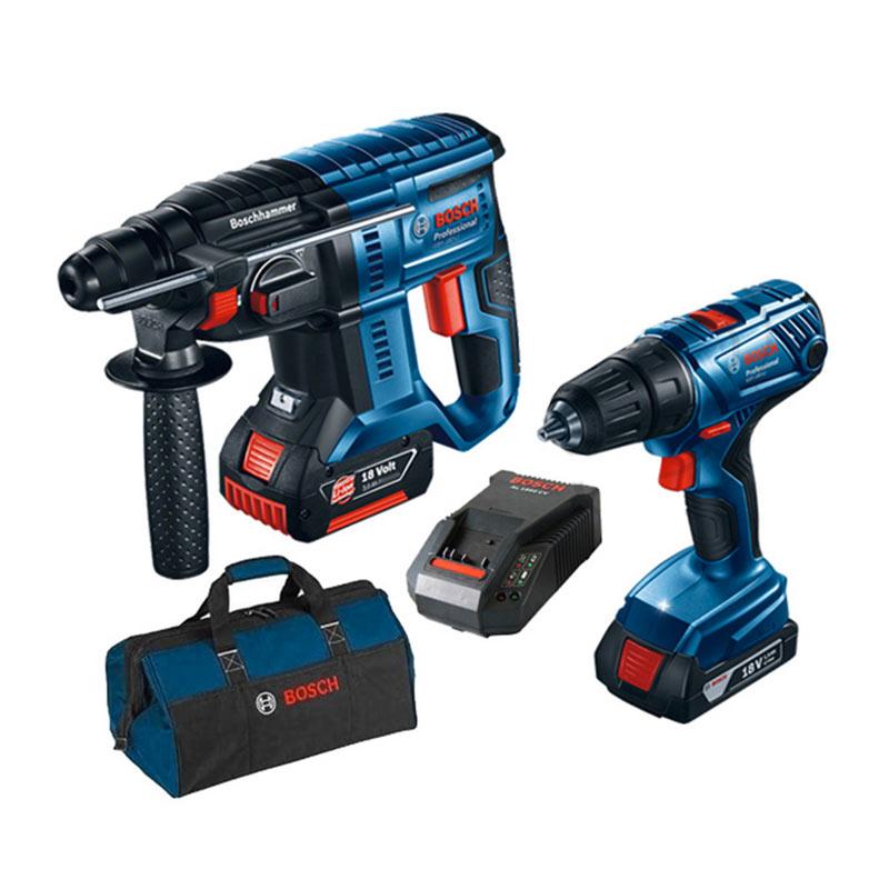 Jual Bosch Gbh 180 Li Gsr 180 Li Professional Cordless Rotary Hammer Drill Set Mesin Bor Online September 2020 Blibli Com