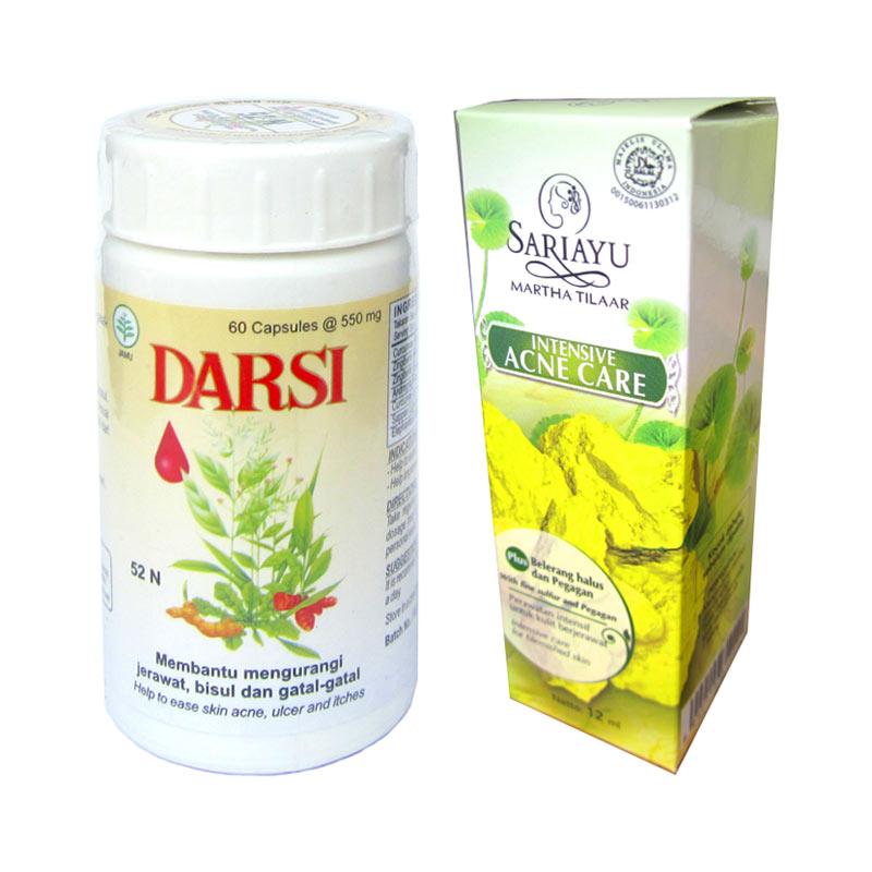 Jual Borobudur Paket Hemat Obat Jerawat Alami Kapsul Darsi