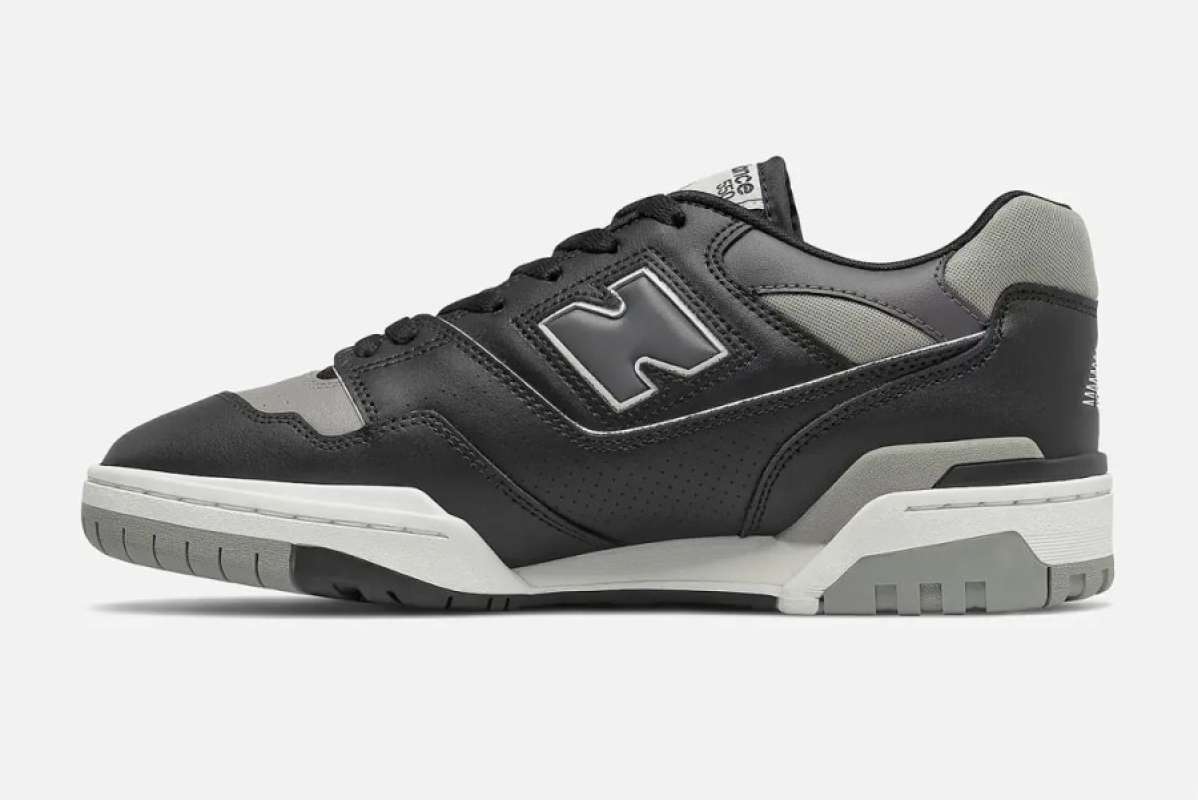 new balance 550 black grey