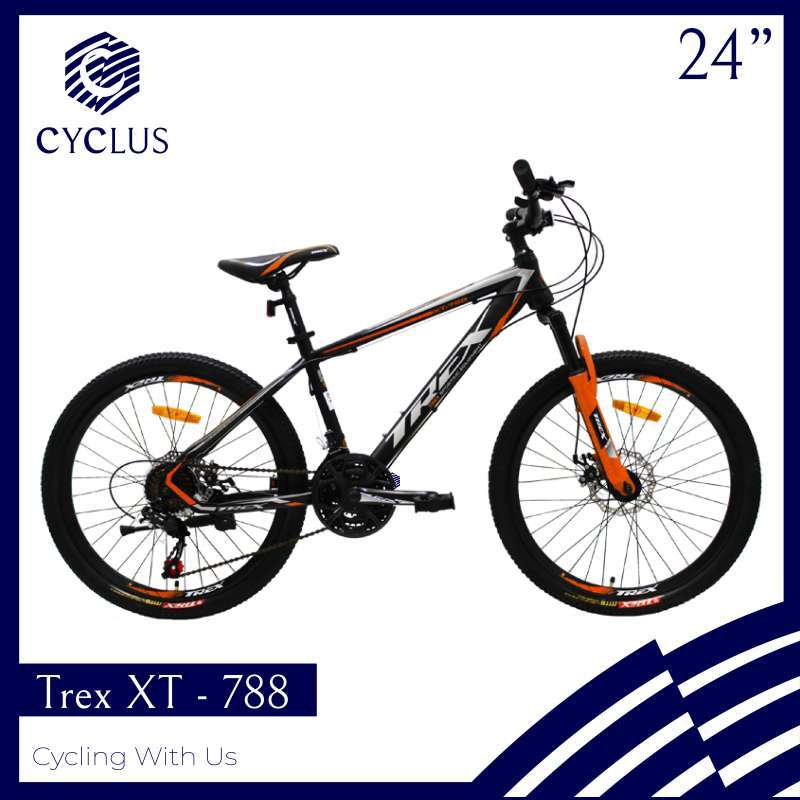 Promo Sepeda MTB Trex XT 788 7x3 Speed 24 Inch Anak Dewasa Diskon