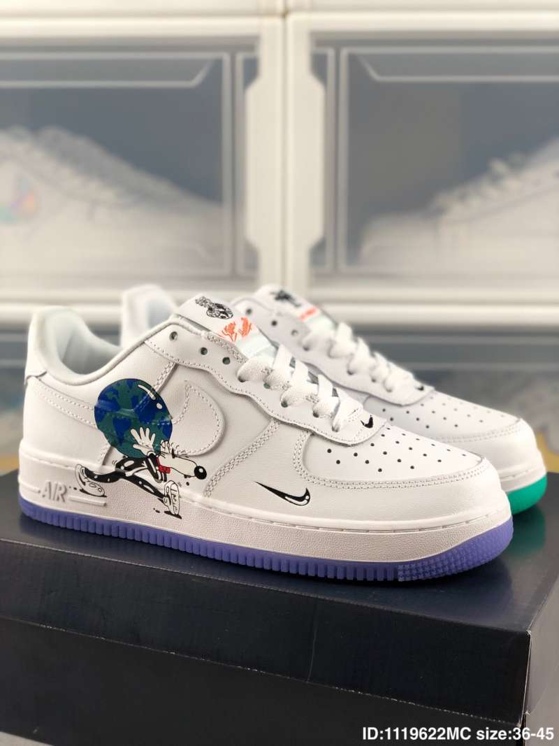 Jual Original NIKE World Earth Day Mickey Mouse artist Steve Harrington x NIKE AIR Force 1 Earth Day Pack - 44 di Seller SNK shop - | Blibli