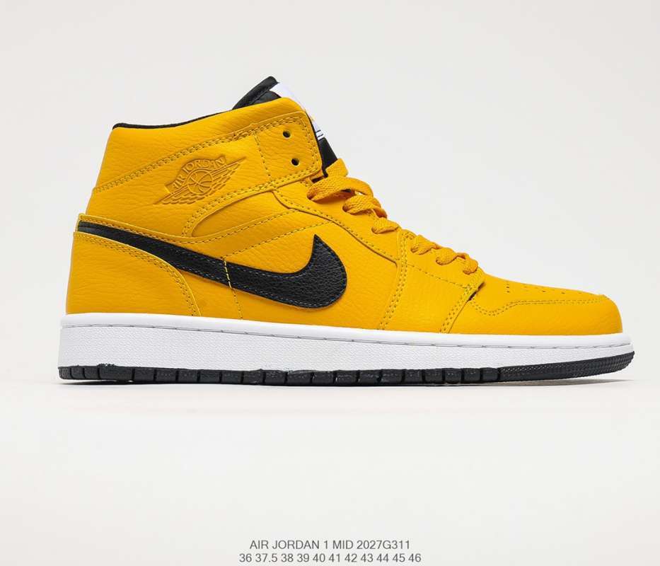 jordan 1 mid gs yellow