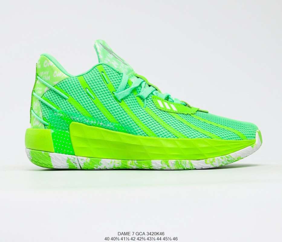 dame 7 lime green