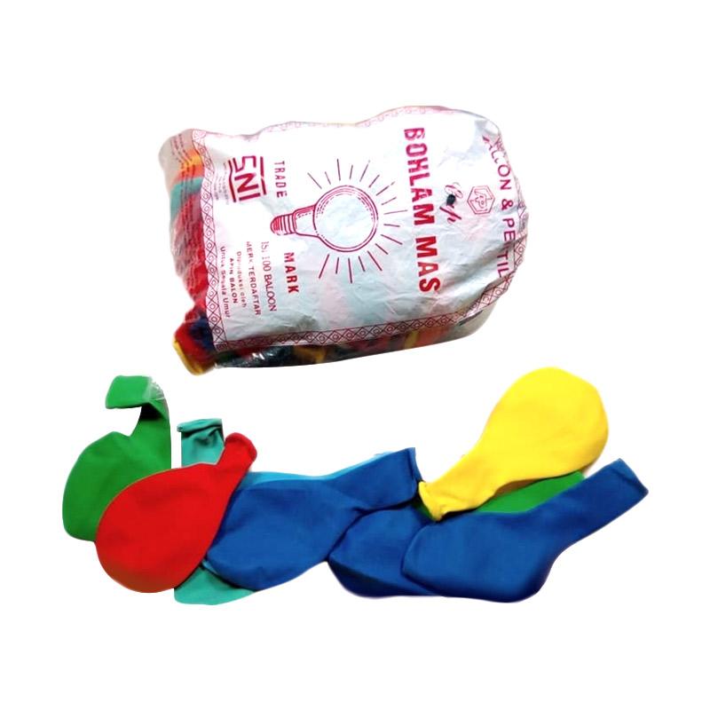 Jual Bohlam Mas Karet Besar Balon 11 X 6 Cm 100 Pcs Online Oktober 2020 Blibli Com