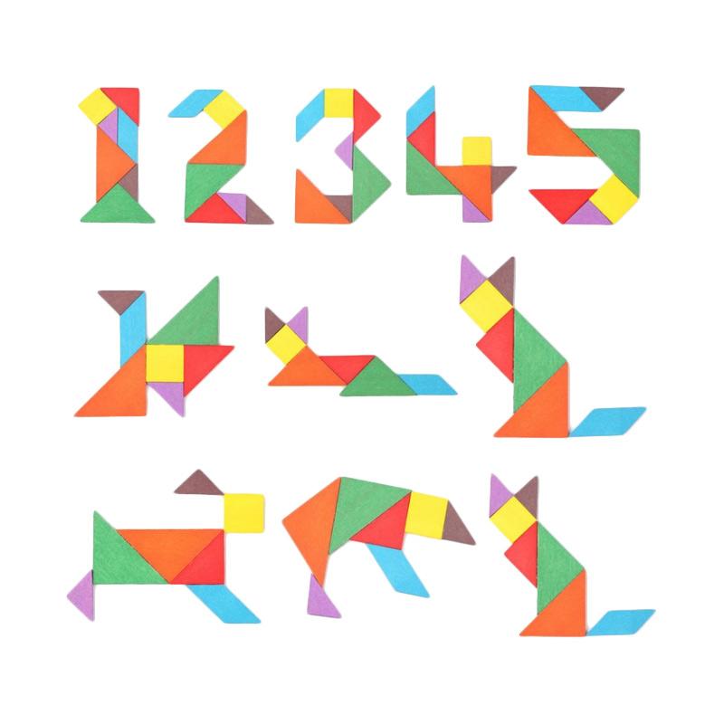 Jual Yilibao Smart Kid Me229 Tangram Tertris Kecil Intelegensi Kayu Mainan Edukasi Anak Online Oktober 2020 Blibli Com