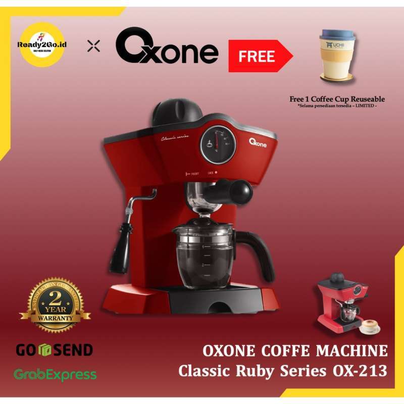 Promo Oxone Ox-210 Eco Classic Ruby Coffee Machine Ox210 Premium 