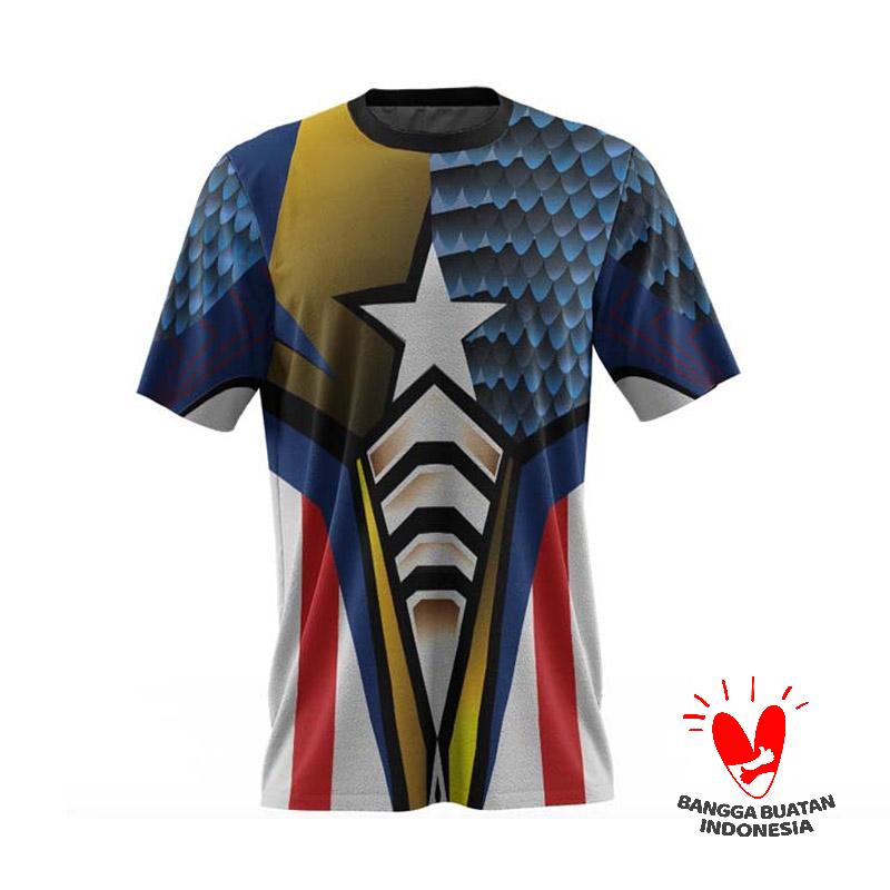 Jual Fika Captain America Art 1 3d Full Print Short Sleeves T