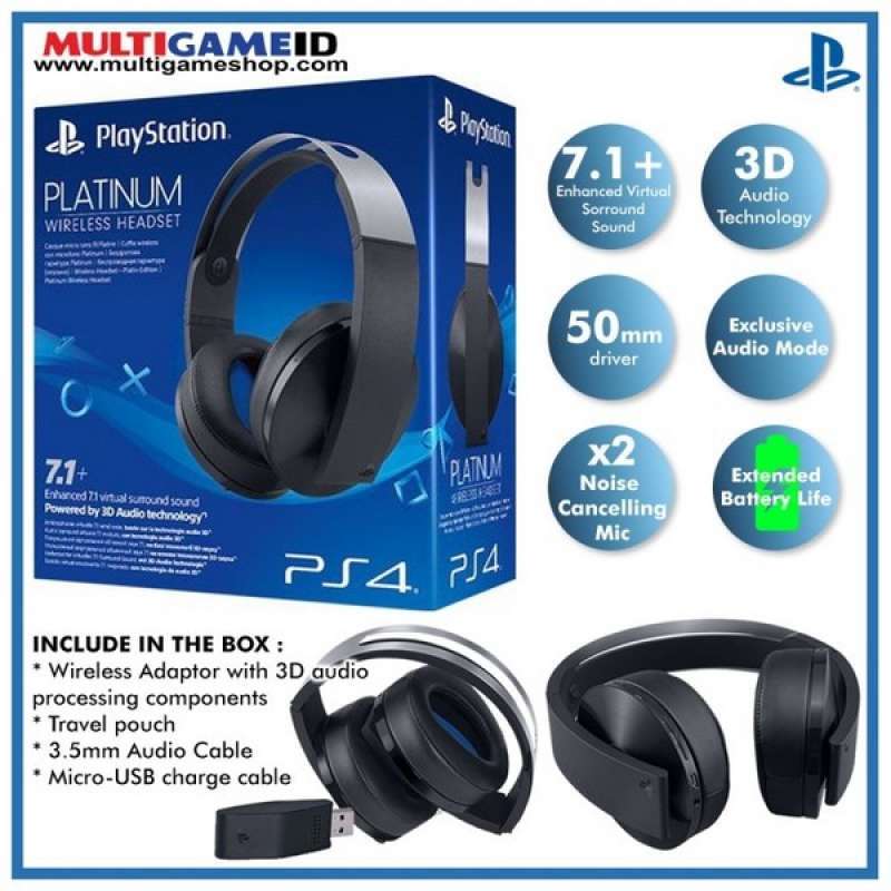 Promo Sony Platinum Wireless Headset Ps4 di Seller HeroDays - Indonesia |  Blibli