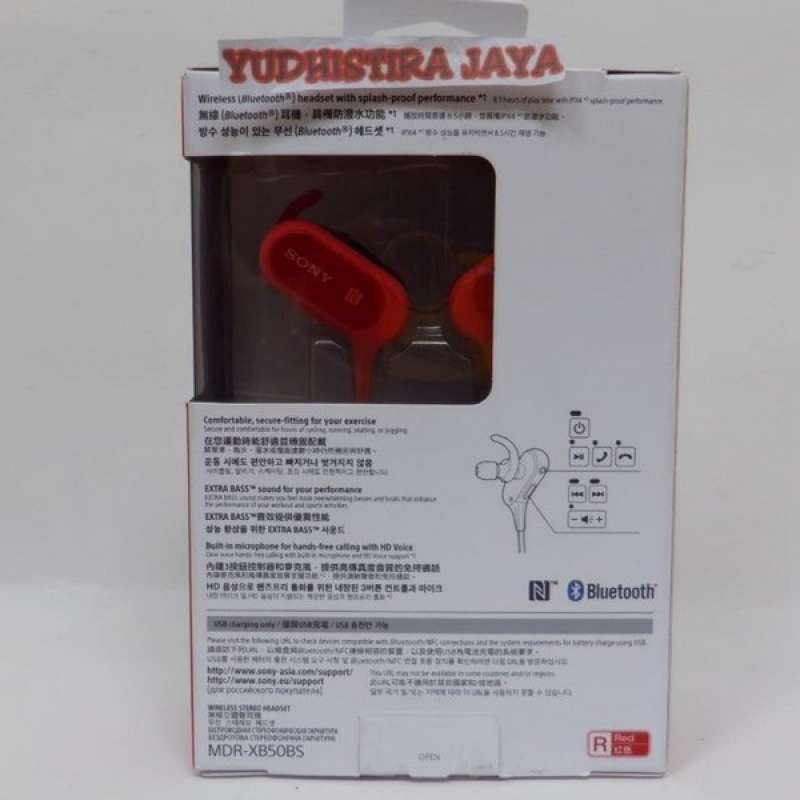 Jual Sony Mdr-Xb50Bs Earphone Bluetooth 