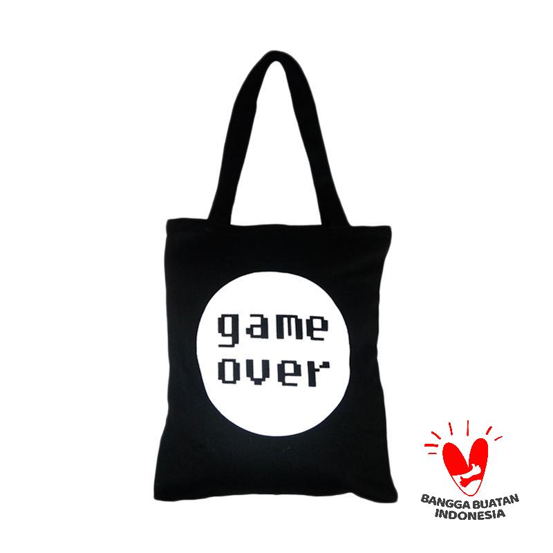 Jual Gudang Barang Bandung Game Over Tote Bag Tas Wanita Black White Di Seller Umkm Gudang Barang Bandung Kab Bandung Barat Jawa Barat Blibli