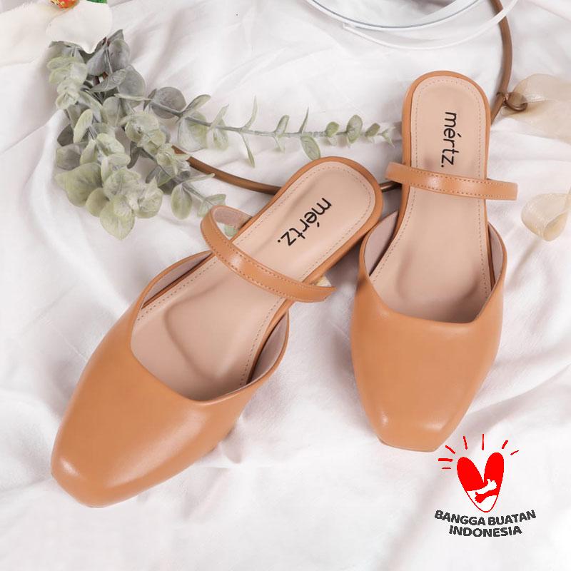 Jual mertz Zara Sandal Casual Wanita Light Brown di Seller Mertz