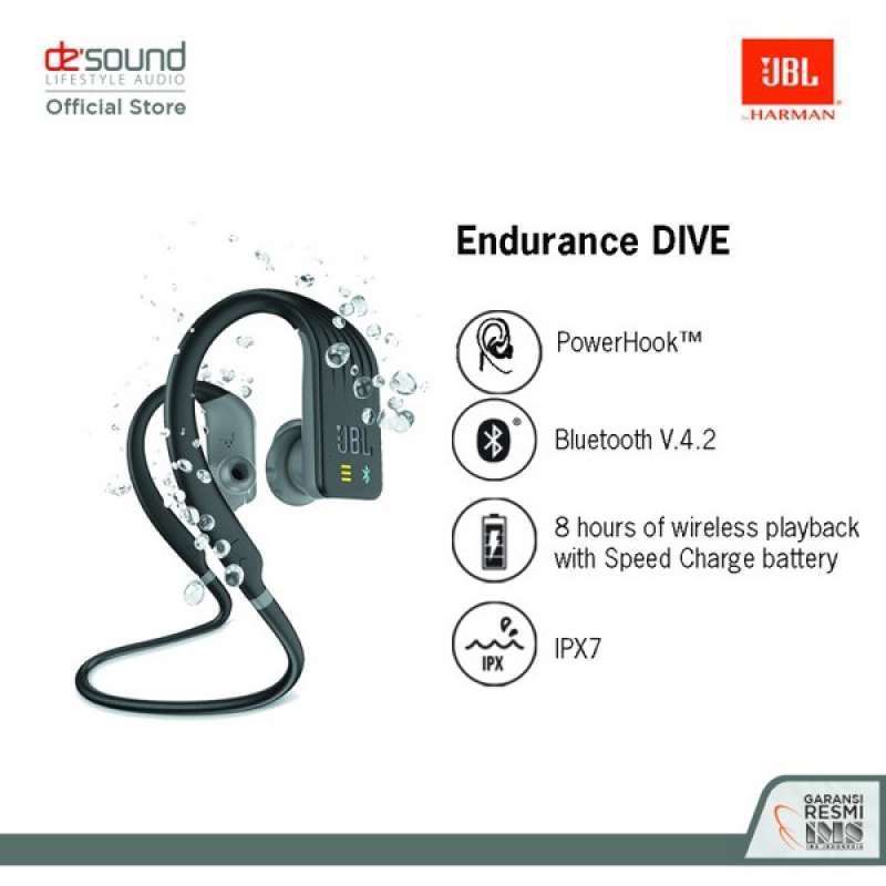 Promo Jbl Endurance Dive Waterproof Wireless Inear Sport Headphones With  Mp3 - Hitam Saleprice di Seller RayDert - Kota Jakarta Barat, DKI Jakarta |  Blibli