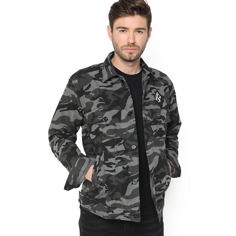 Jual Kmo Clothing Jaket Kemeja Semi Parka Pria Camo Online Februari 2021 Blibli