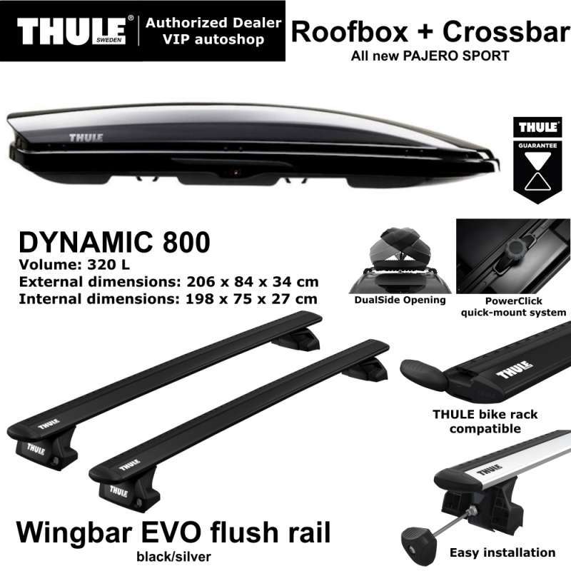 Roof box on sale slim