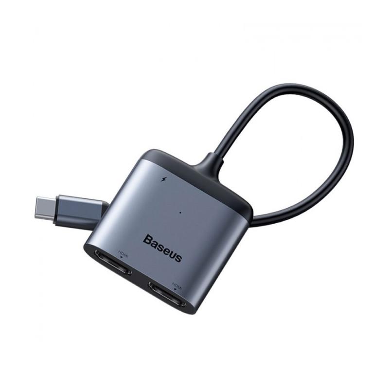 Jual Baseus Cahub I0g Enjoy Series Type C To Hdmix2 Pd Hd Smart Hub Adapter Online Desember 2020 Blibli