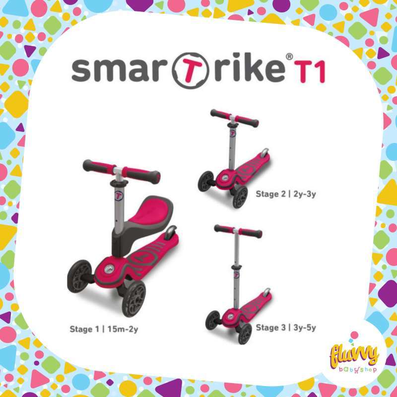 Jual smarTrike T1 Scooter | 3 in 1 