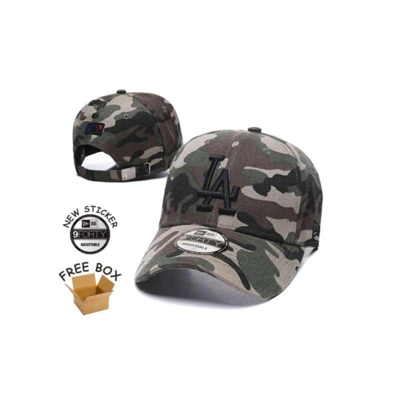 Jual Topi LA Los Angeles Camo Army New 