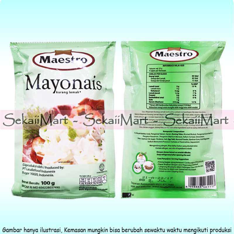 Promo MAESTRO Salad Dressing All Variant Kemasan Sachet 100g ...