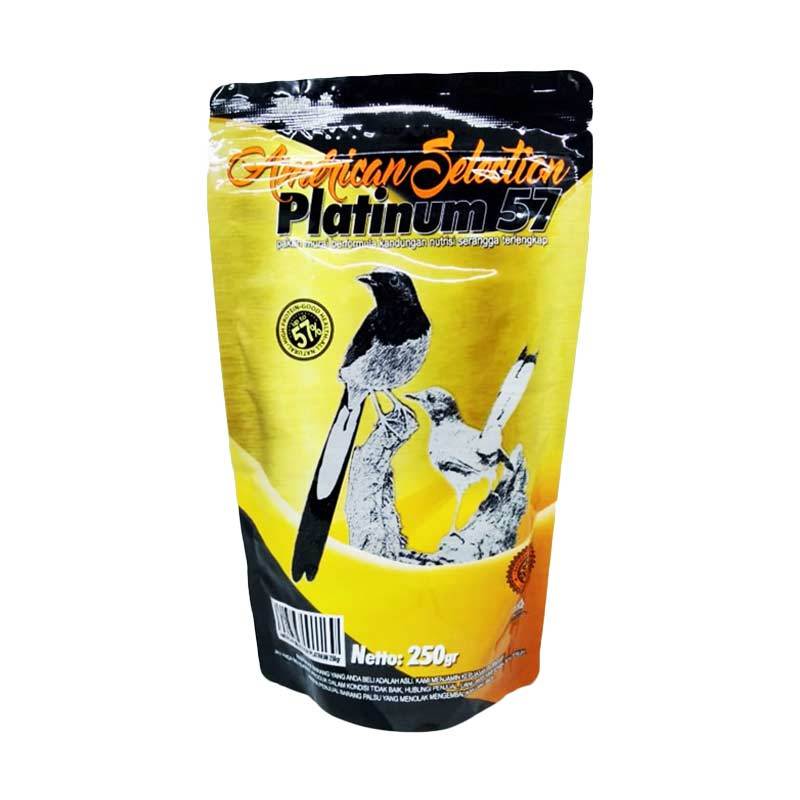 Jual American Selection Platinum 57 Pakan Ams Lolohan Burung Import 250 G Online September 2020 Blibli Com