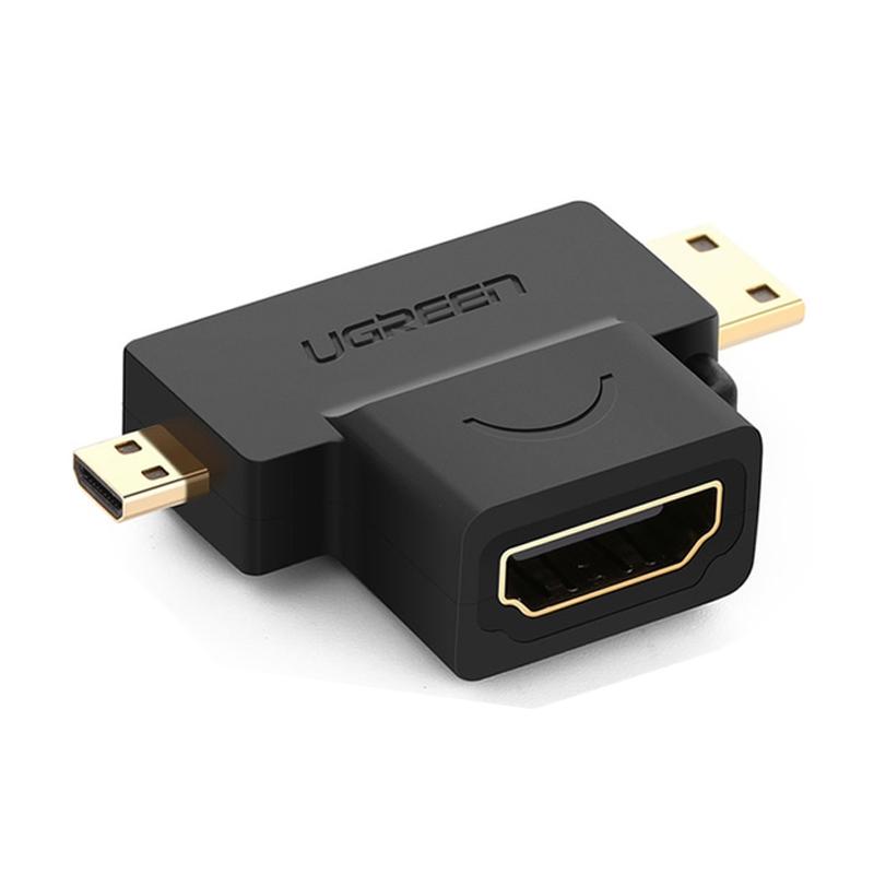 Jual Ugreen 20144 Converter Hdmi To Mini Hdmi Micro Hdmi Adapter