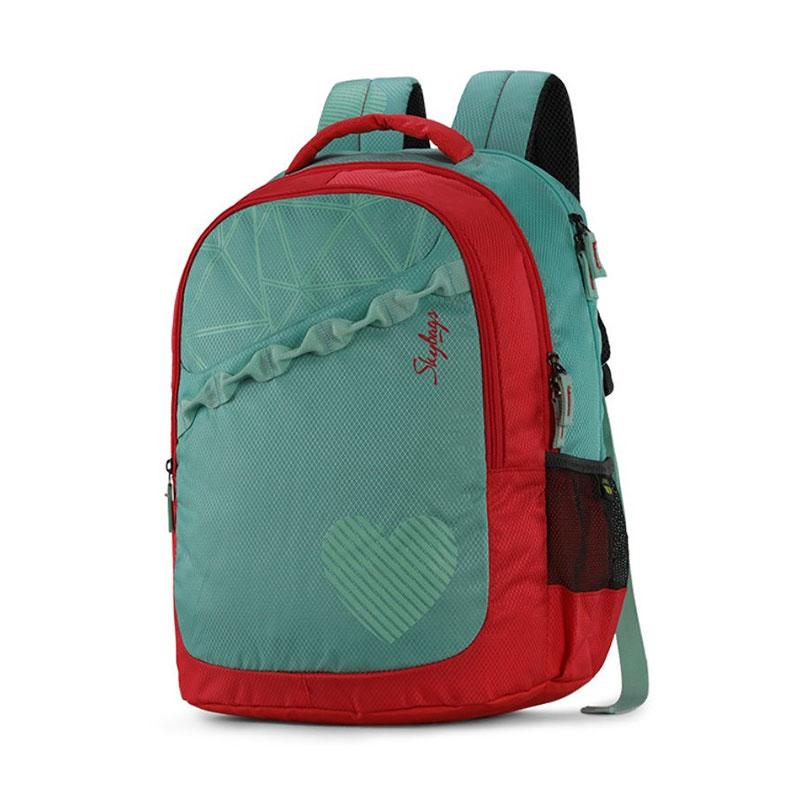 school bag green