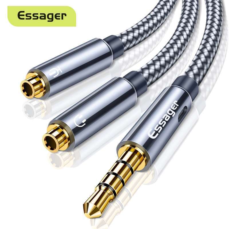 Promo Essager Audio Splitter Headphone 