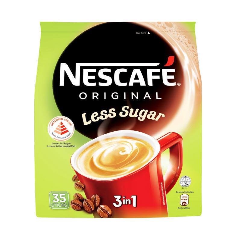 Jual Nescafe 3in1 Instant Coffee Original Less Sugar Online September 2020 Blibli Com
