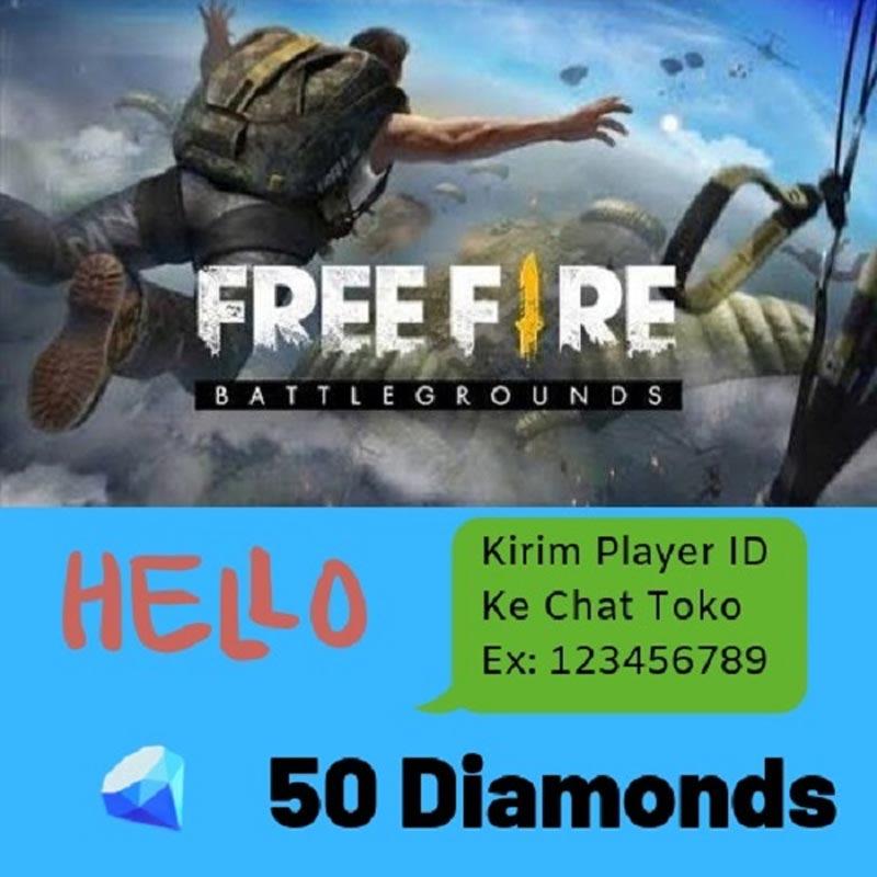 Jual Top Up Garena Free Fire 50 Diamond Via Id Online Agustus
